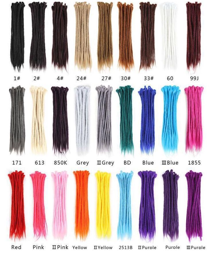 Large braids, pure dreadlocks, Jamaican gradient dreadlocks, high-temperature Yake chemical fiber
