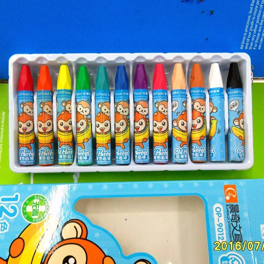 Oil Painting Stick 8 Colors 12 18 24 36 Colors Op9012 Children's Painting Art Non-Toxic Wash Op Wax undefined