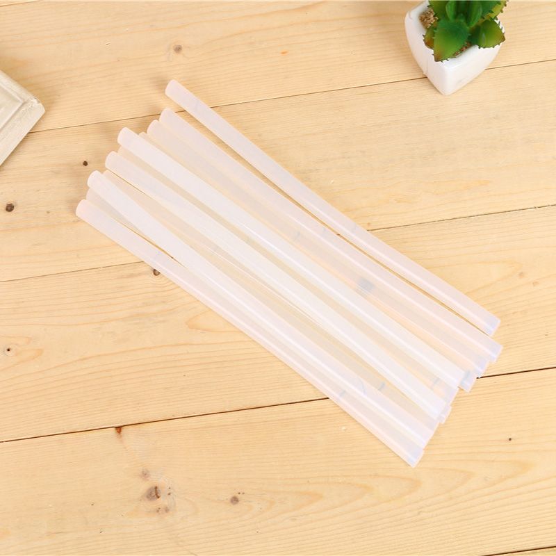 10 pieces of transparent rubber sticks in opp bags, 11*190mm