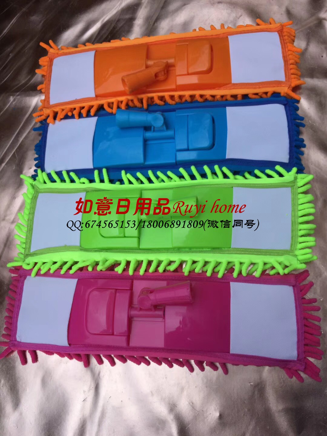 雪尼尔拖把平板拖把可伸缩干湿两用木地板瓷砖拖把详情图5