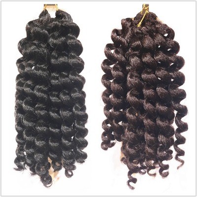 African black people's wigs with big braids detail image 2