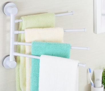 Magic sucker four rod towel rack no punch bath towel rack bathroom bathroom towel rack kitchen towel rack