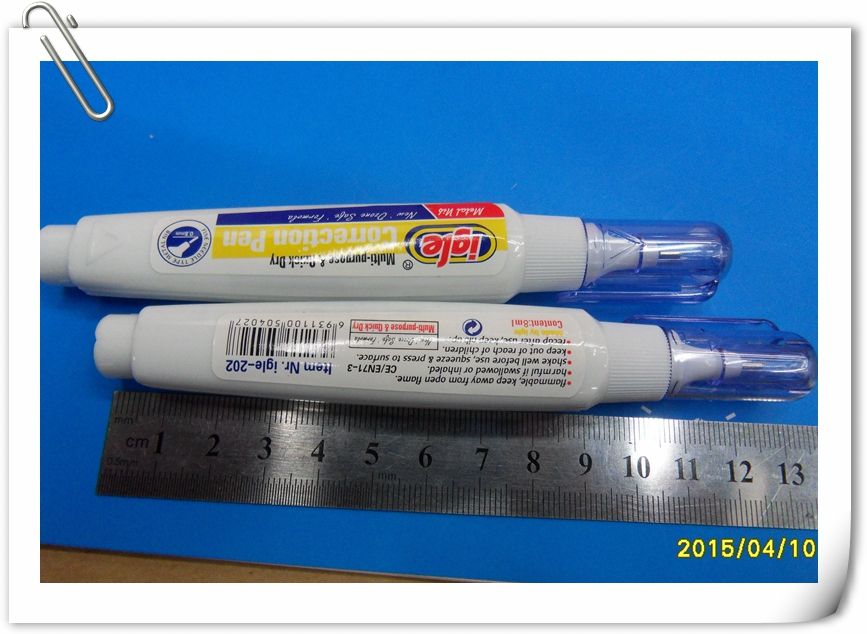 Igle202 Lengthening Correction Pen Correction Liquid Office Supplies Environmental Protection Non-Toxic Quick Drying