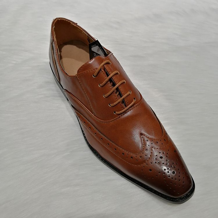商务皮鞋防滑耐磨青年时尚男皮鞋大码men dress shoes fashion