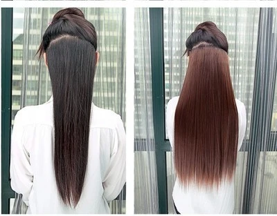 5-clip gradient one-piece wig clip 5-clip direct hair clip detail image 3