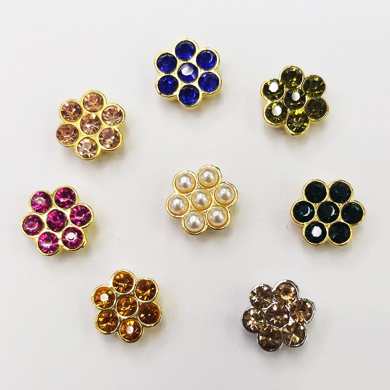 梅花钻扣装饰扣饰品配件服装辅料8MM11MM细节图