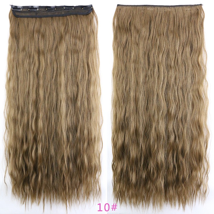 5 pieces of corn-permed hair extensions from Europe and America detail image 10