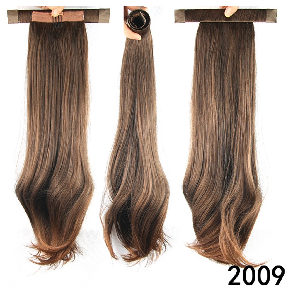 The new sweet and sweet spring clip ponytail with straight hair is selling well in Europe and America detail image 6