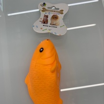宠物搪胶鲤鱼玩具