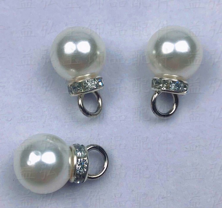 Manufacturers Direct Sales Inset A Diamond Abs High Bright Imitation Pearl Pendant Diy Accessories Hair Accessories Clothing Christmas Accessories Item Picture