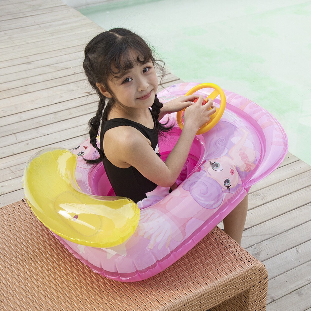 In-stock ins thickened children's seat with steering wheel, sponge bottom infant seat, children's swimming ring and life buoy Application Scenario