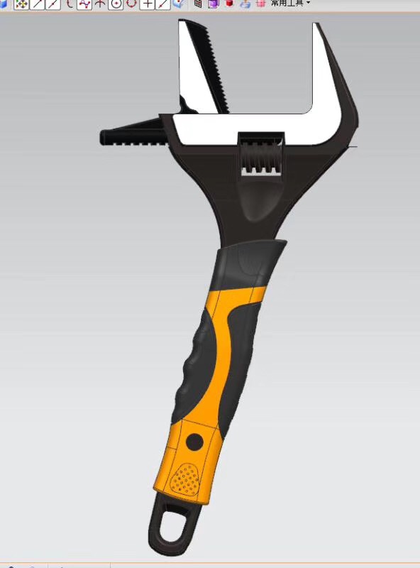 开口 扳手详情图1