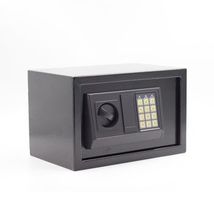 13407新盛家用黑面板黑箱体T20E宾馆防火电子钱盒密码箱保险箱柜