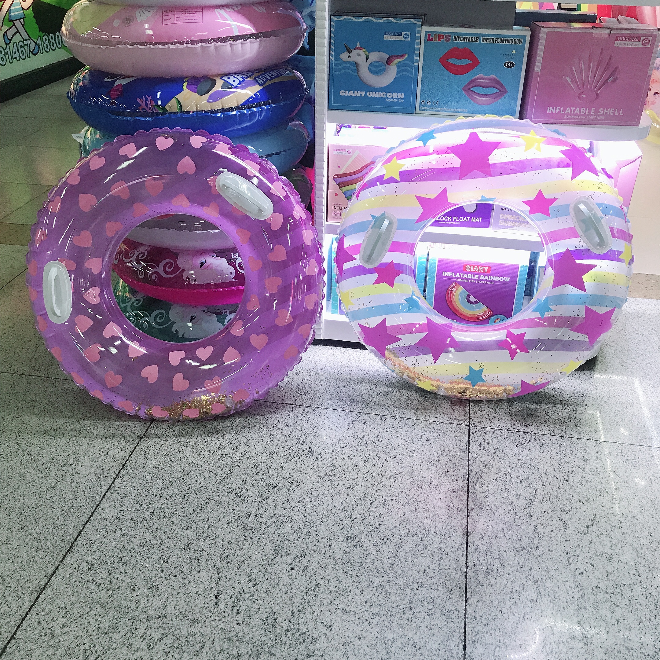 Sequined heart-shaped circle, sequined five-star circle Application Scenario