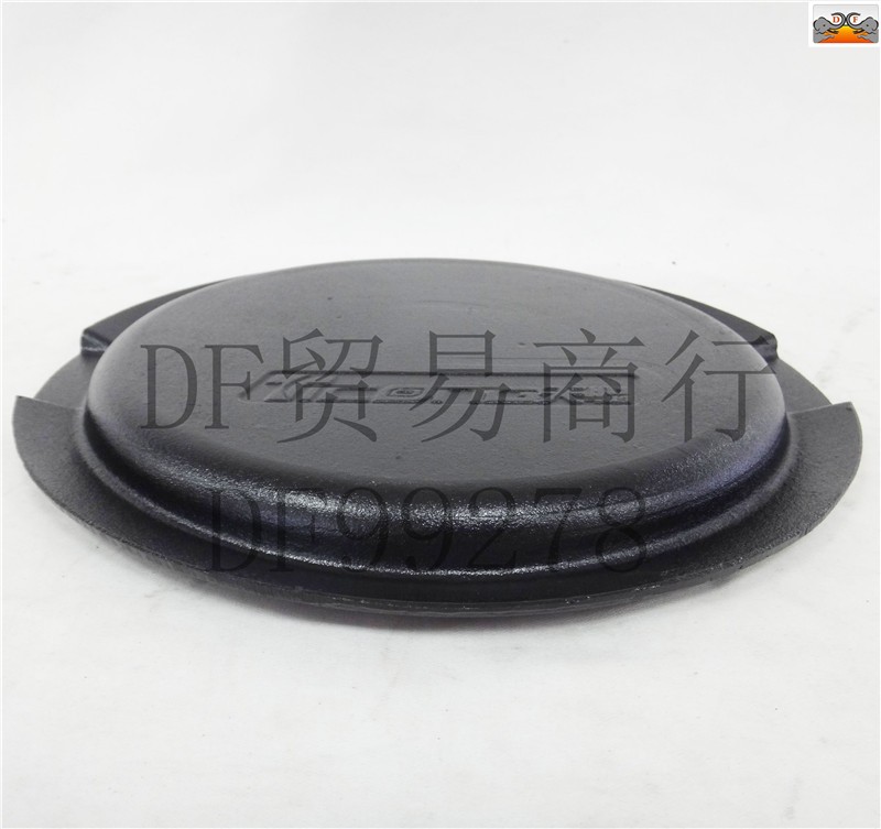 DF99278    25cm双耳圆盘铸铁加厚圆形铁板烧盘西餐煎牛排烤盘家用韩式不粘烤DF  TRADING HOUSE详情图3