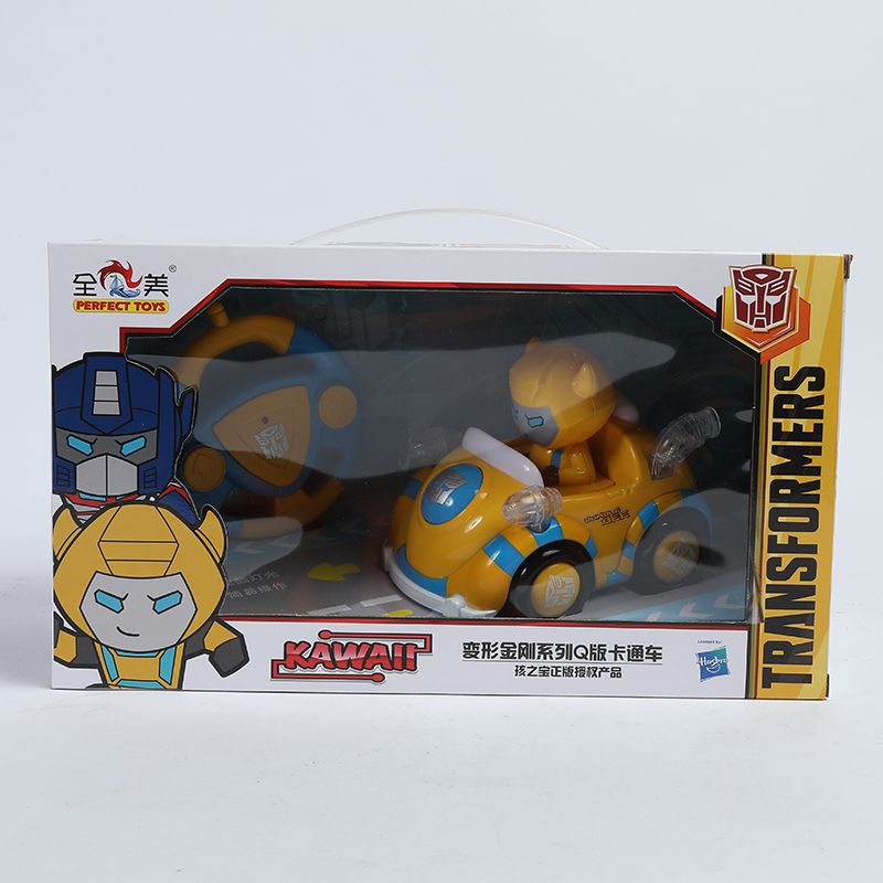 Yiwu Good Cargo Optimus Prime Q version cartoon remote control car 757-B024#/F1-150