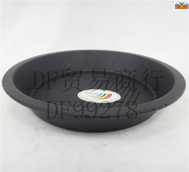 DF99278    24cm电磁炉专用盘红木圆烤盘24CM家用商用烧烤加厚煎牛扒鸡扒DF  TRADING HOUSE详情图2