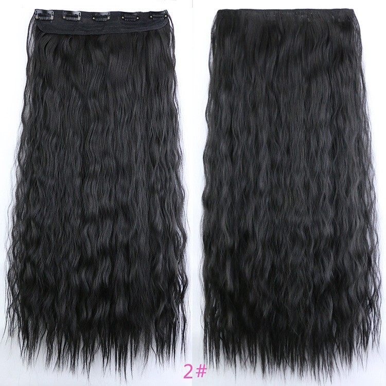 5 pieces of corn-permed hair extensions from Europe and America detail image 3