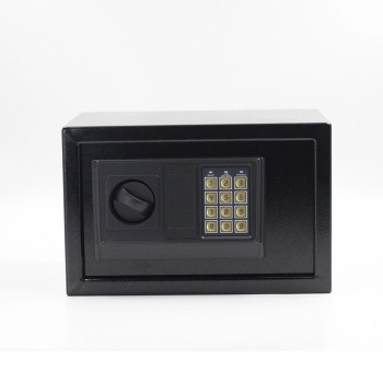 13407 Xinsheng Household Black Panel Black Box T20E Hotel fireproof electronic money box, password box, Safe cabinet detail image 1