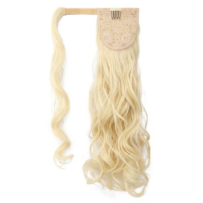 New European and American wig, Velcro, curly ponytail, long curly hair Specification image