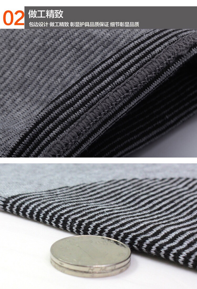 Bamboo charcoal knee pads with self-heating and velvet for warmth, knee pads for arthritis, men and women with cold legs, thin design for all four seasons undefined