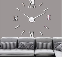 时尚创意钟表亚克力DIY装饰墙贴挂钟