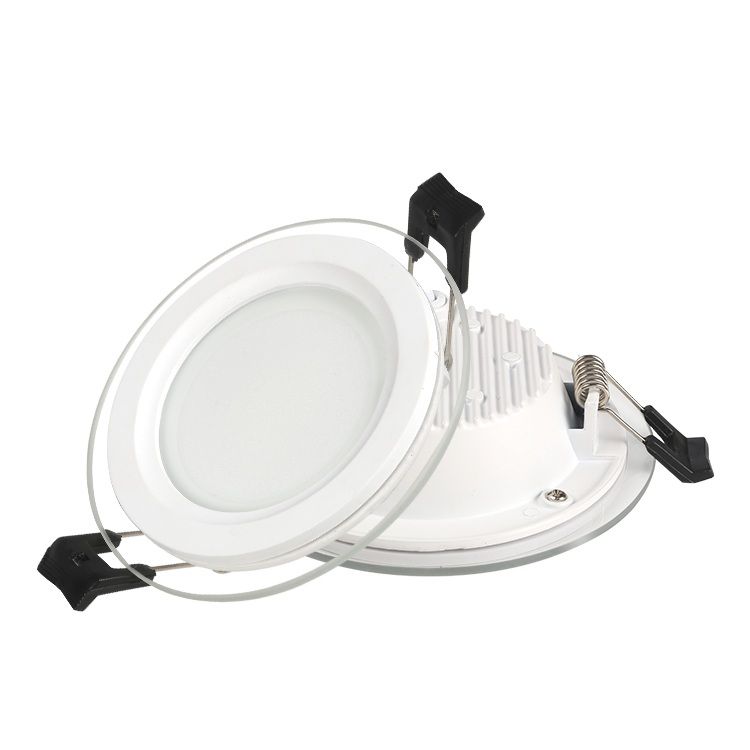 Glass panel lamp