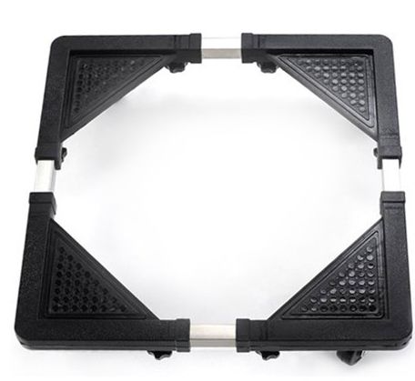 Stainless steel washer bracket refrigerator bracket base with locking universal wheel can be moved and adjustable