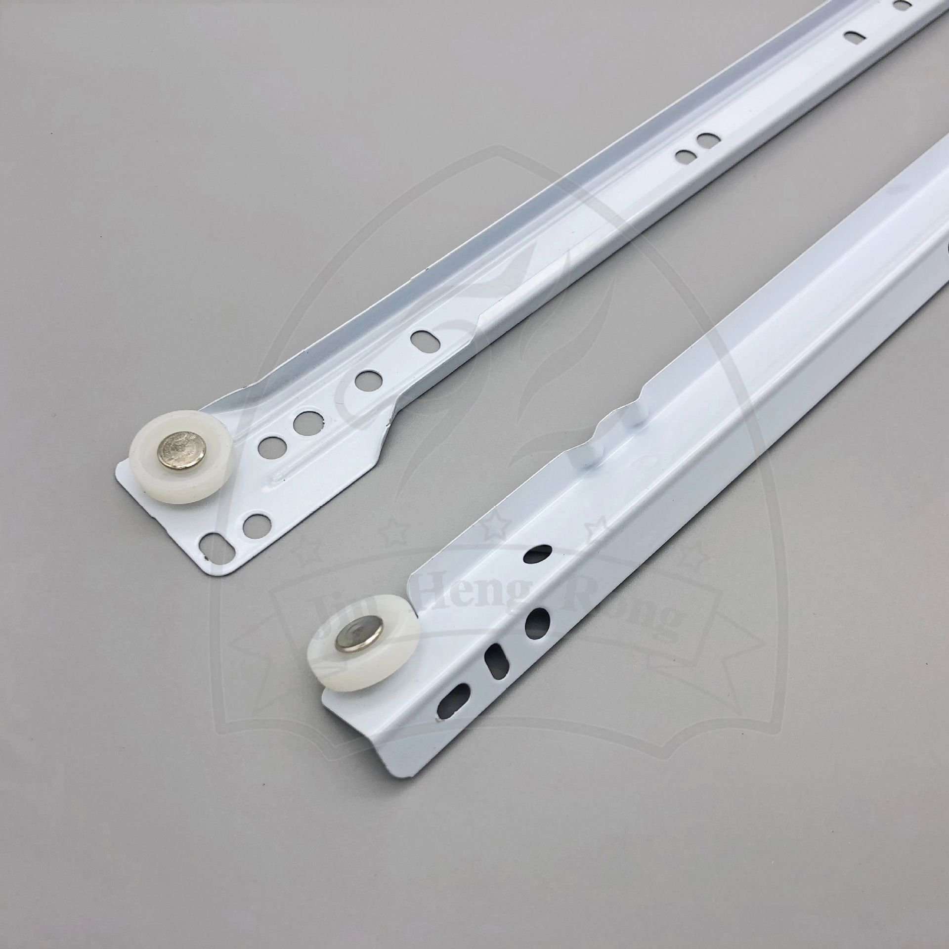 Drawer white slide rail 12-inch two-section guide rail 14-inch cabinet office desk thickened 16-inch guide rail two-section Application Scenario