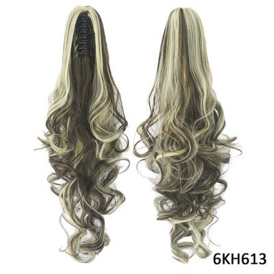 The new scratch-clip ponytail long curls are selling well in Europe and America Application Scenario