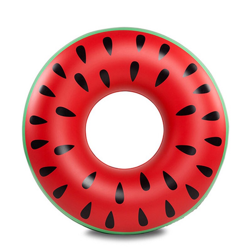 Factory direct sales of thickened PVC 120 inflatable watermelon swimming rings in stock undefined