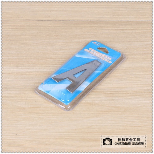 Stainless Steel Letter Sticker