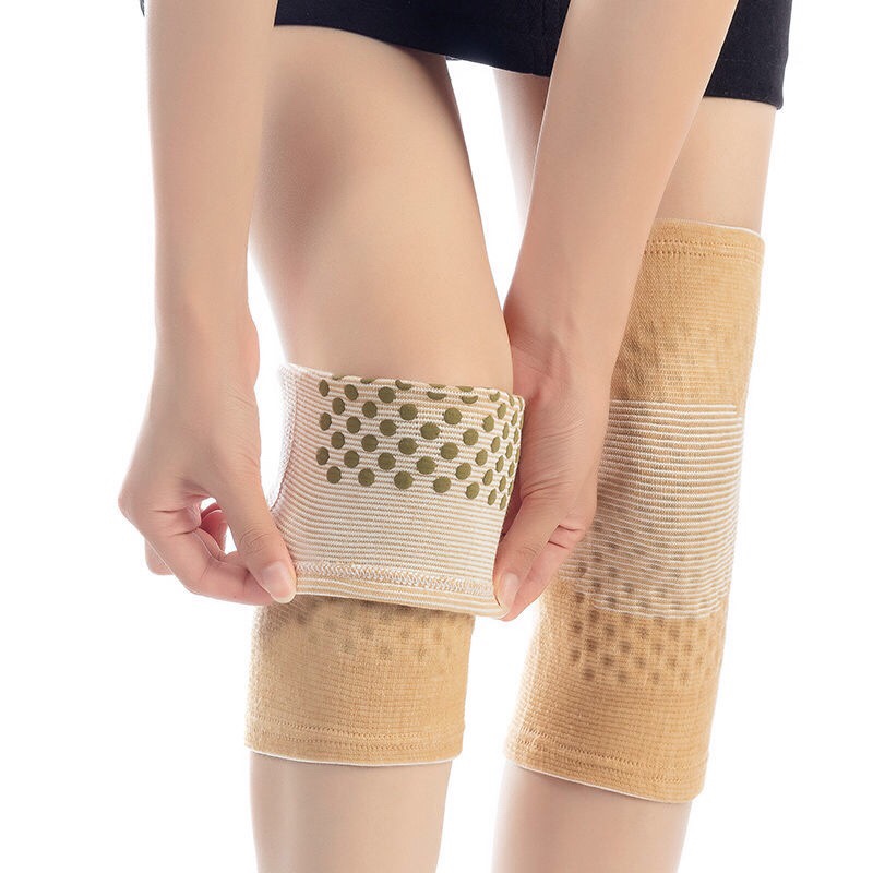 Mugwort self-heating knee pads for warmth, arthritis, cold legs, cold protection leg covers, suitable for men and women, all year round, middle-aged and elderly undefined