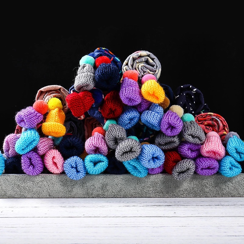 Thick children's scarves for spring, autumn and winter, cute boys' scarves, girls' scarves, princesses, babies, infants and children's triangular scarves detail image 20