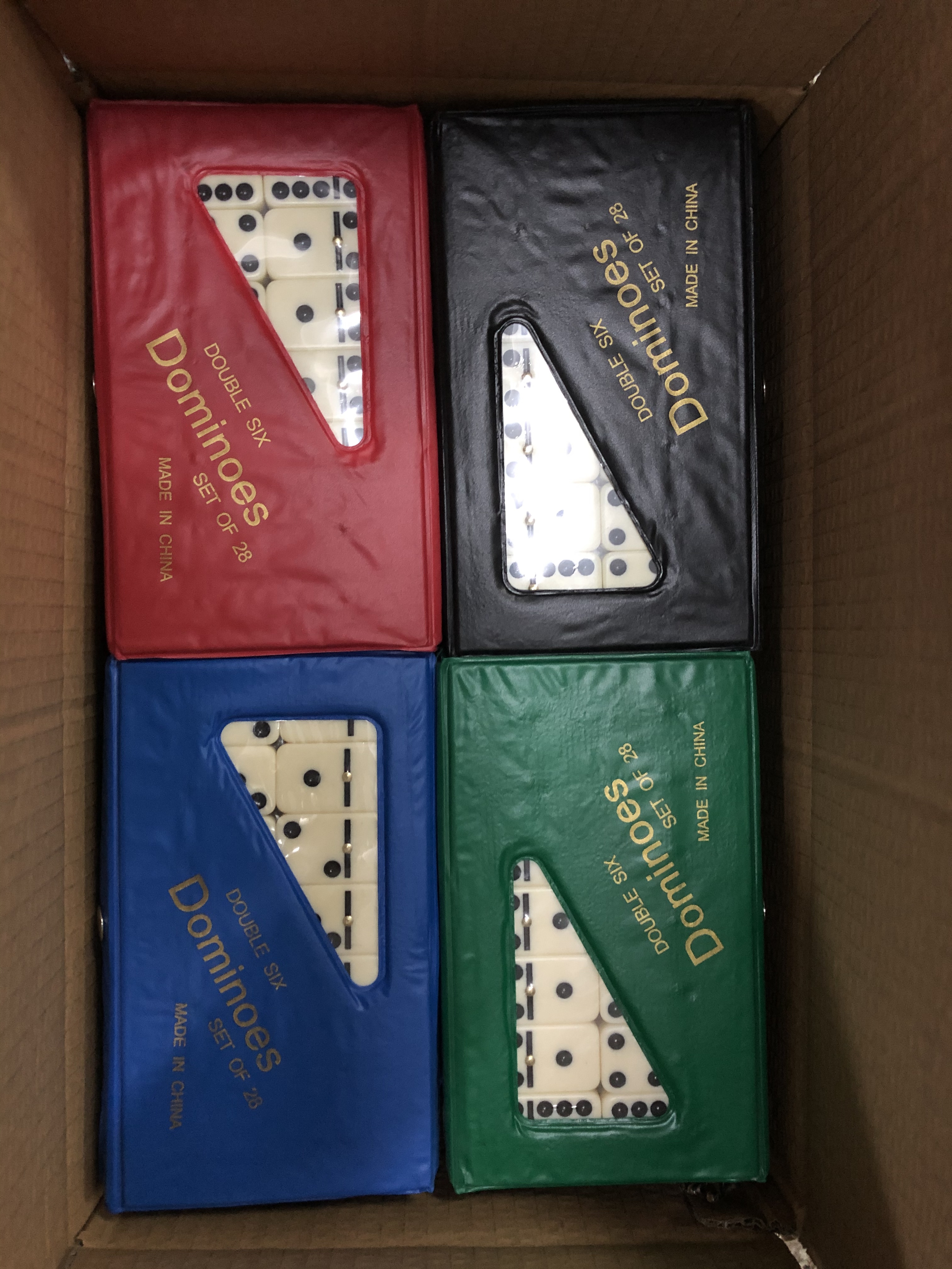 5010PVC盒包装 双6多米诺骨牌ZOOCEN 5010pvc with 4 color packing double 6 domino set详情图7