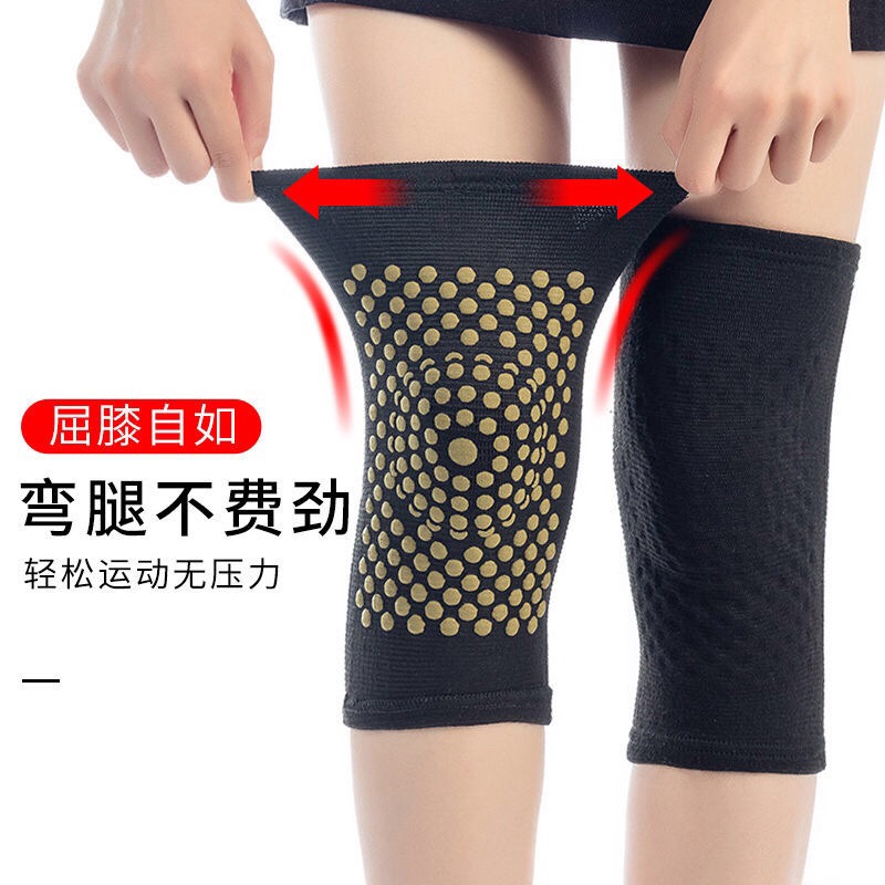 Mugwort self-heating knee pads for warmth, arthritis, cold legs, cold protection leg covers, suitable for men and women, all year round, middle-aged and elderly Specification image