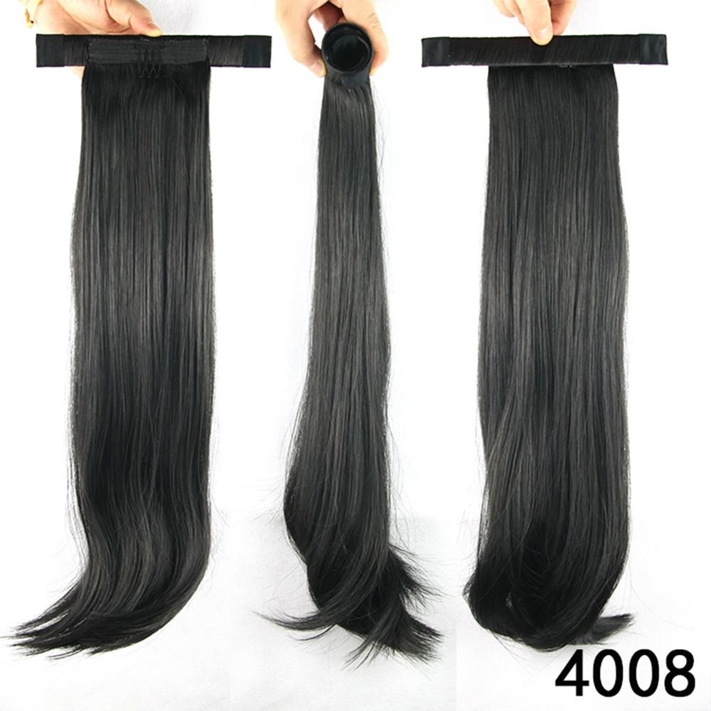 The new sweet and sweet spring clip ponytail with straight hair is selling well in Europe and America Application Scenario