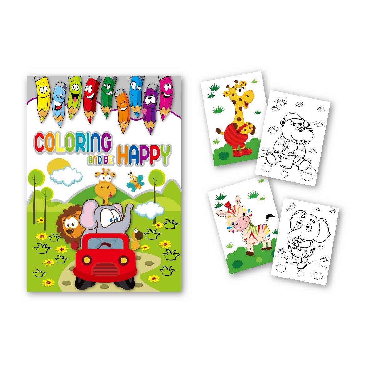 Wild Animal Coloring Book for Kids ages 2-6详情1