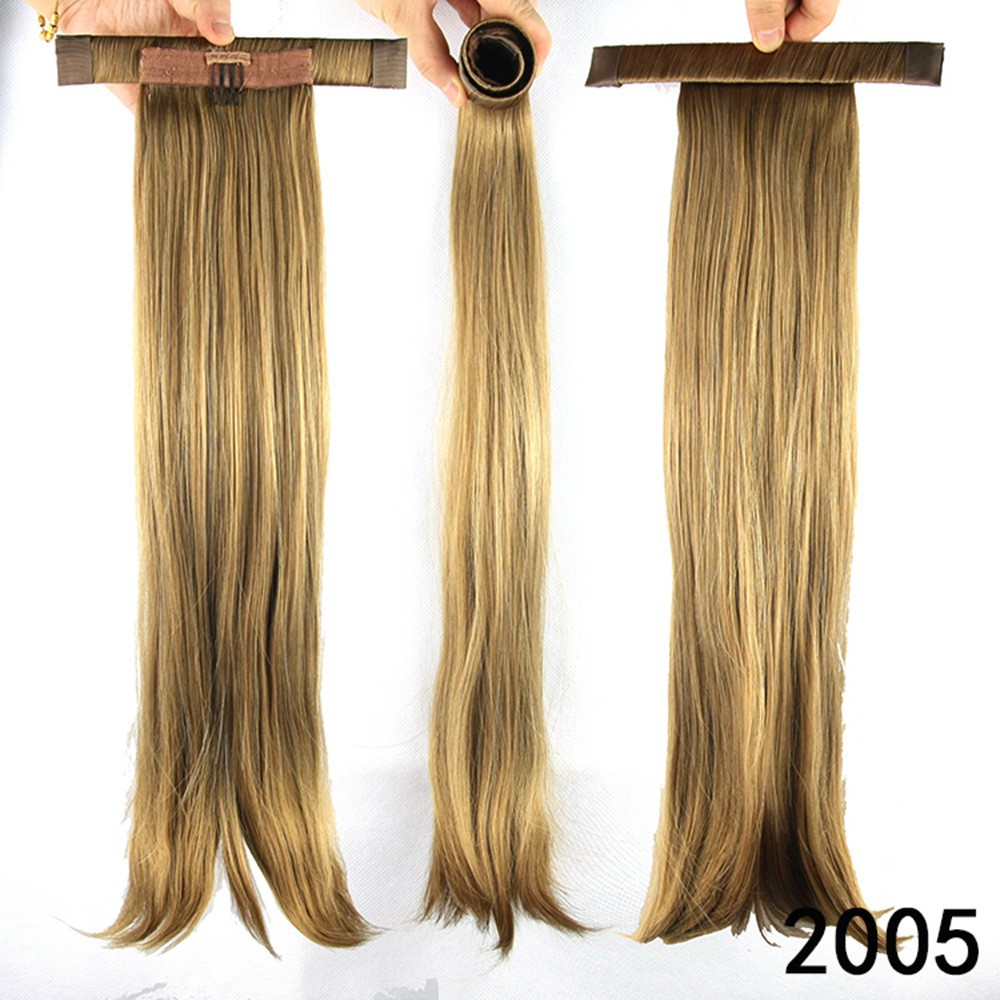 The new sweet and sweet spring clip ponytail with straight hair is selling well in Europe and America detail image 8