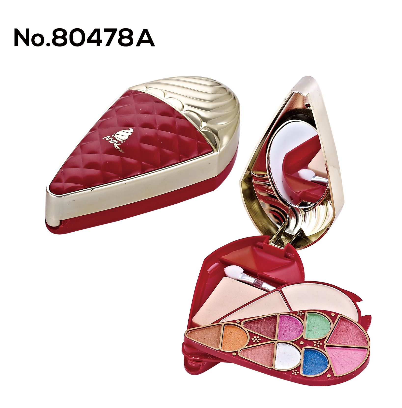 Cross-border e-commerce make-up set Box NYN24 color Eye shadow Lip color set Eye shadow set box + make-up set box thumbnail