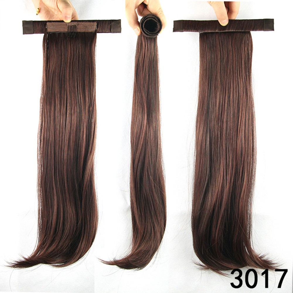 The new sweet and sweet spring clip ponytail with straight hair is selling well in Europe and America detail image 7