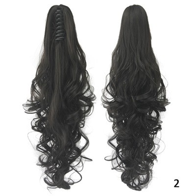 The new scratch-clip ponytail long curls are selling well in Europe and America detail image 5