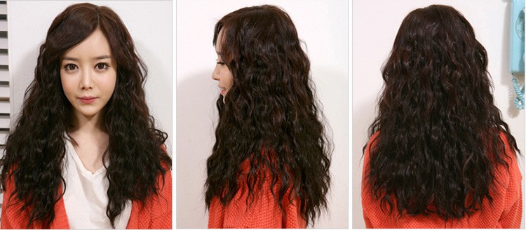 5 pieces of corn-permed hair extensions from Europe and America detail image 1