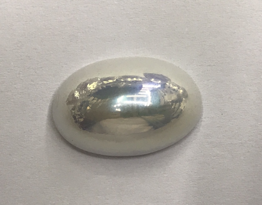 Mabei pearl oval half face bright pearl imitation pearl imitation shell pearl colorful