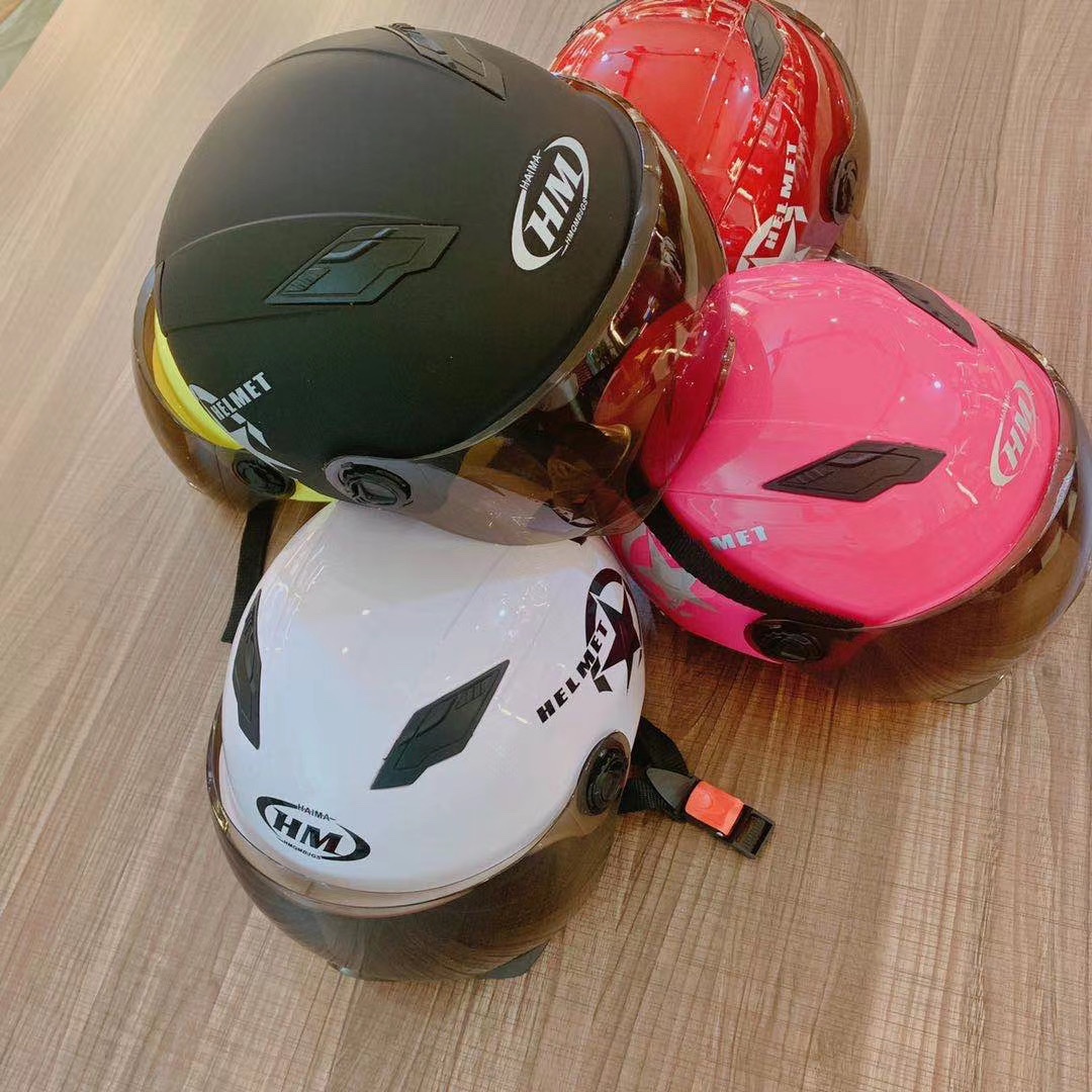Electric vehicle helmet full figure