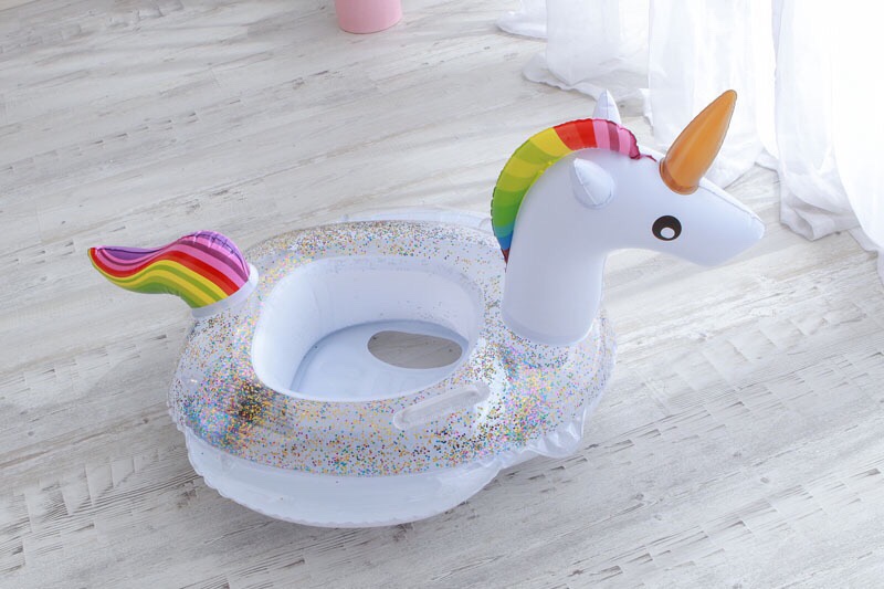 Inflatable bottom sequined boat Item Picture