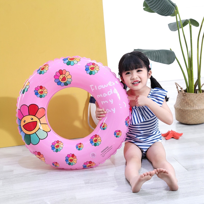 Thickened inward-flipping sunflower swimming ring details Picture
