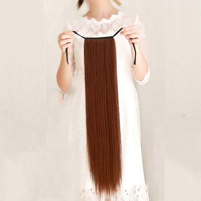 New style ponytail wig for women with long hair tied up in a ponytail Specification image