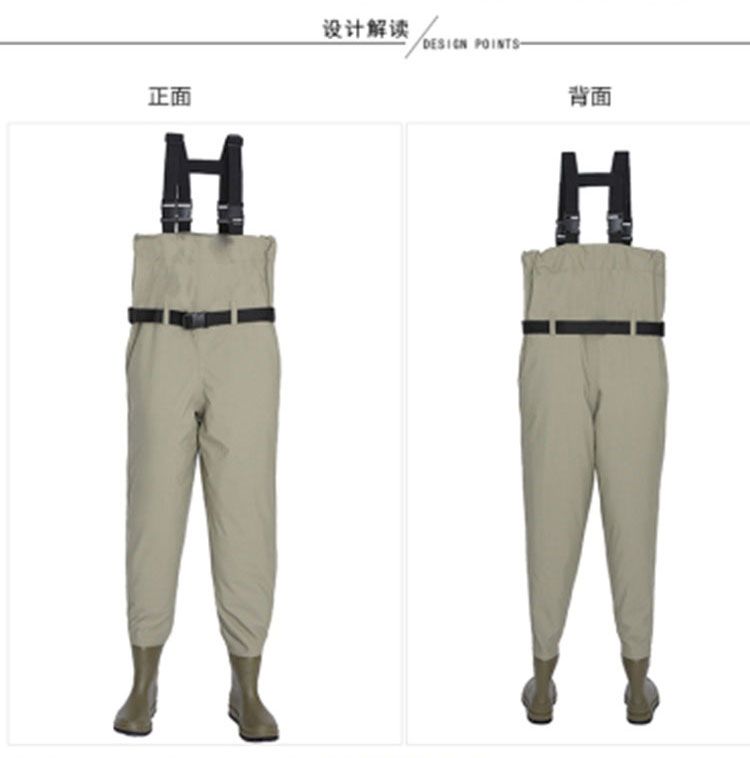 Japanese PROX waterproof breathable wading pants and lure fishing wading pants are anti-slip Specification image