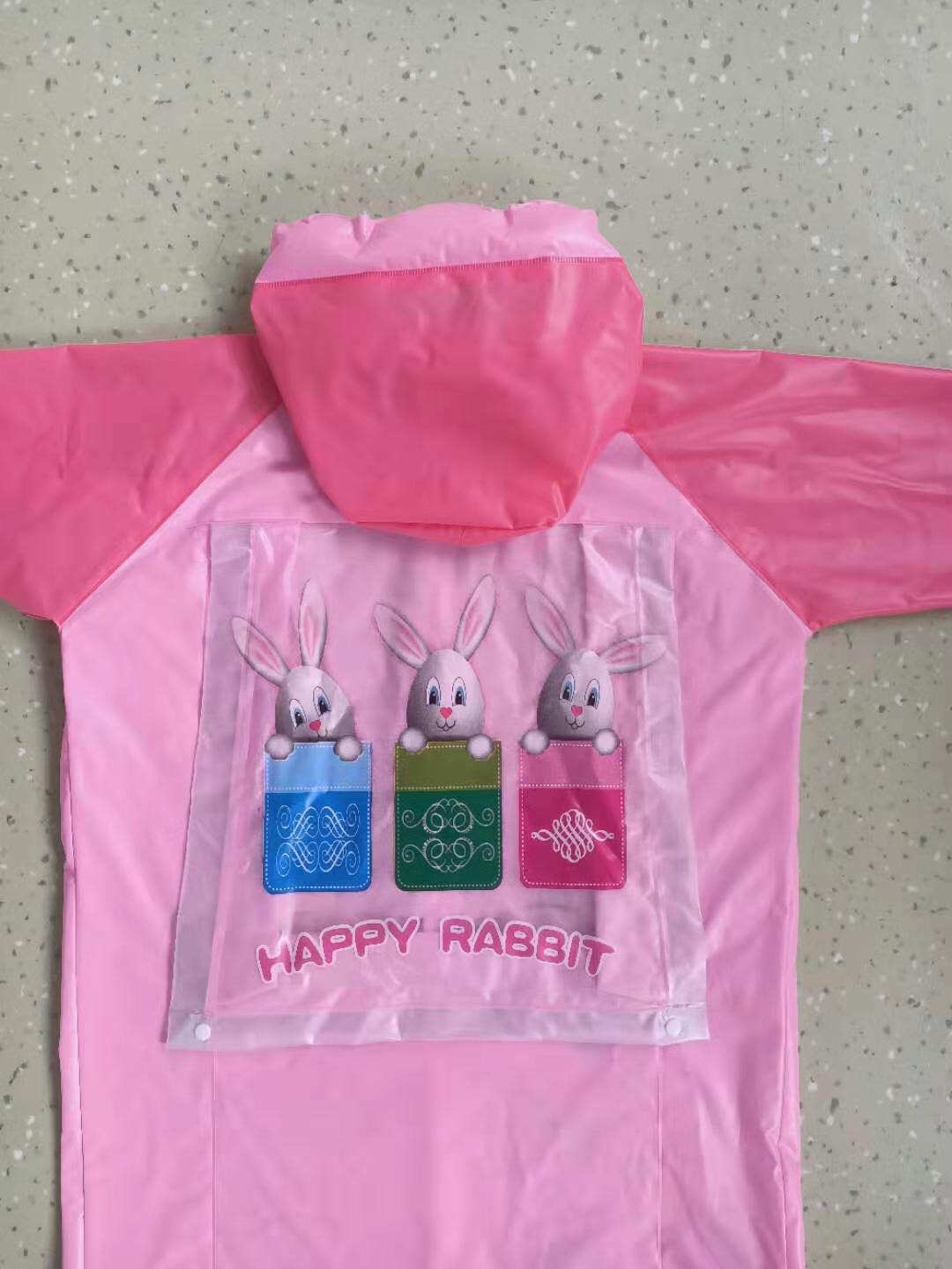 The 802 Children's Backpack Raincoat Cartoon Design Style Is Simple And Fashionable undefined